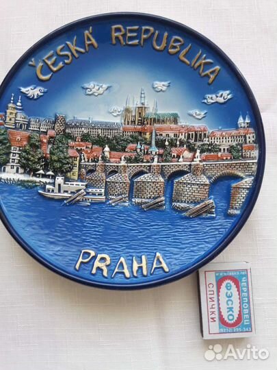 Настенная тарелка чехия
