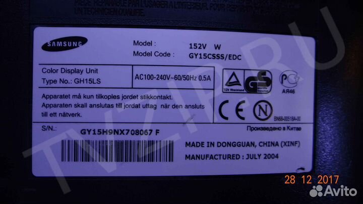 Main BN41-00381B; GY15CS; бп FSP018-2PI01; 3BS0048