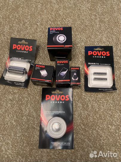 Насадки, лезвия povos бритва машина для стрижки