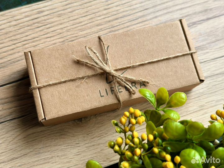 Брелок для ключей из натуральной кожи