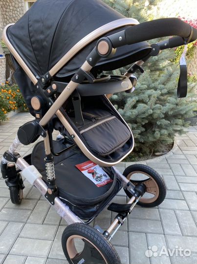 Коляска Wisesonly (чёрная)