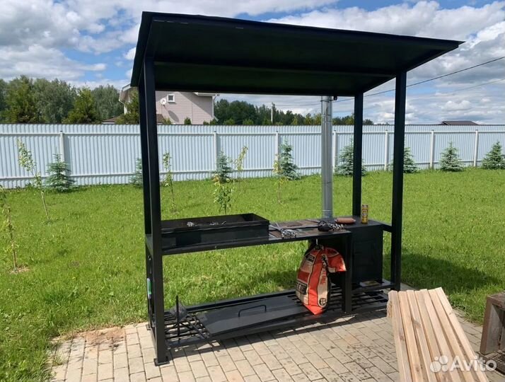 Мангал С крышей