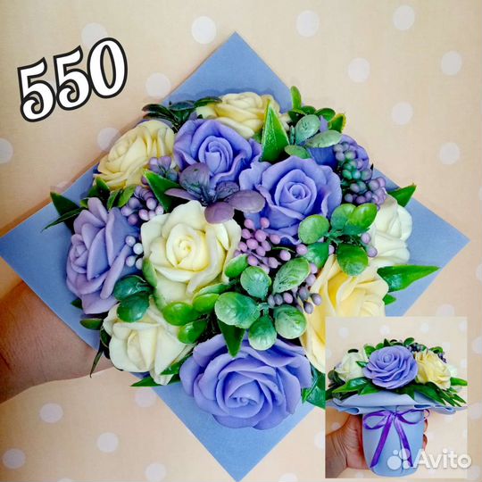 Букет из мыла на день рождения, свадьбу,выпускной