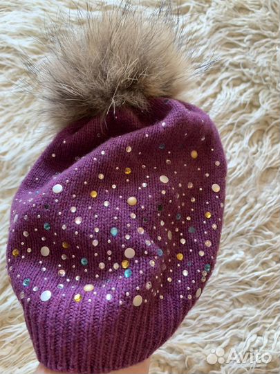 Шапка для девочки зима