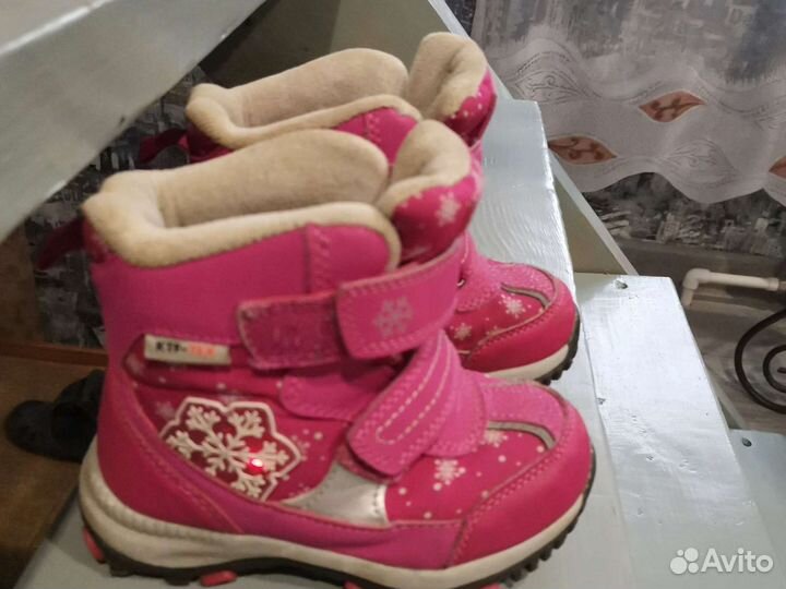 Ботинки зимние для девочки 26 размер