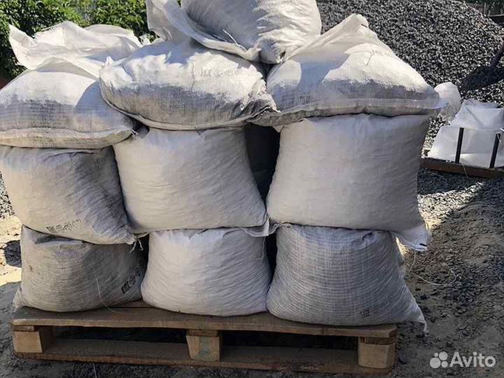 Щебень в мешках