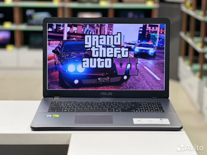 Ноутбук Asus c большим экраном 17.3/мх130