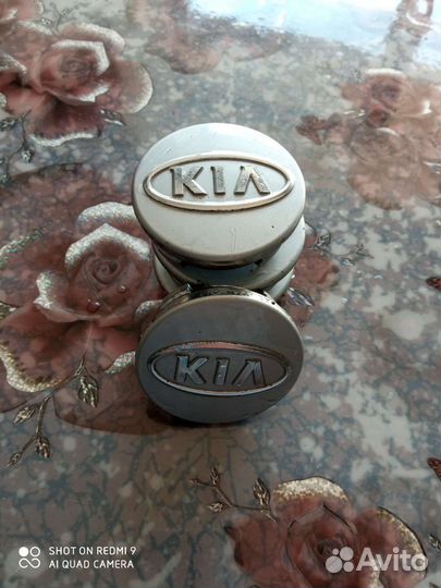 Оригинальные колпачки на литые диски kia