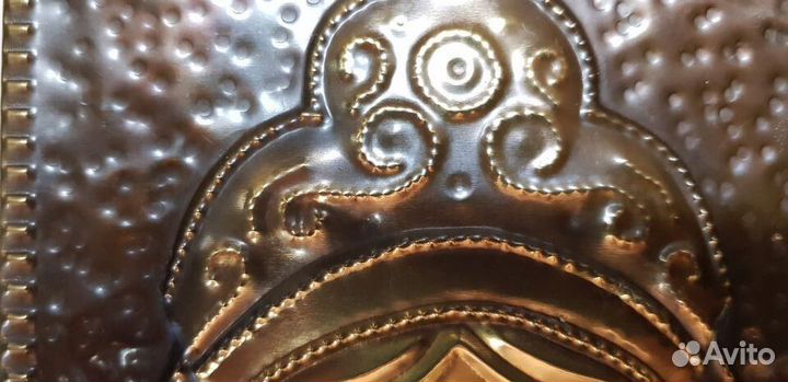 Чеканка винтажная, медная. СССР