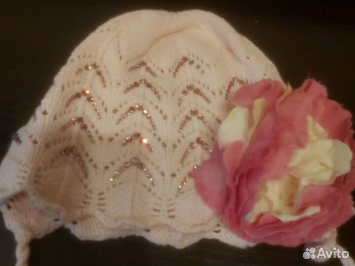 Шапочка для девочки 48-50 Noble People