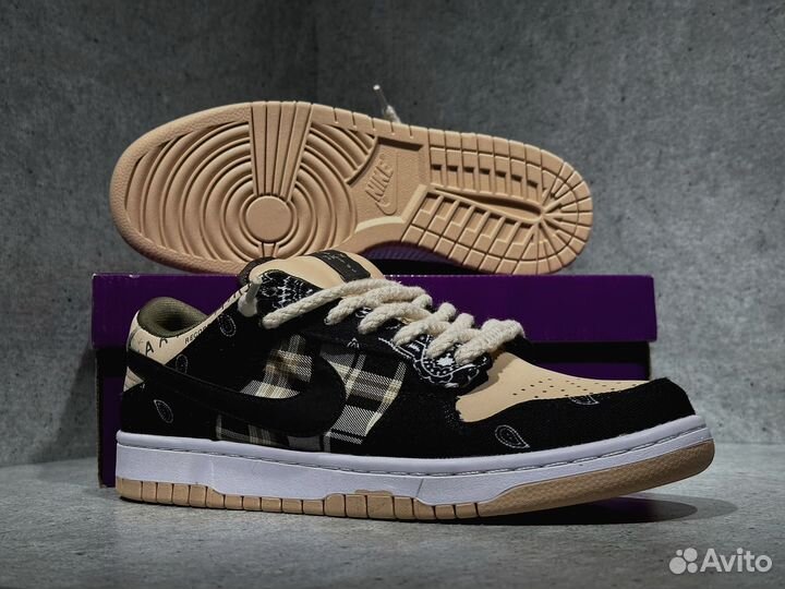 Кроссовки Nike Travis Scott x Dunk Low PRM SB QS