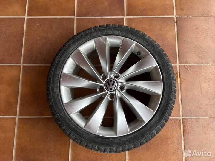Зимние литые диски r18 на Volkswagen passat cc