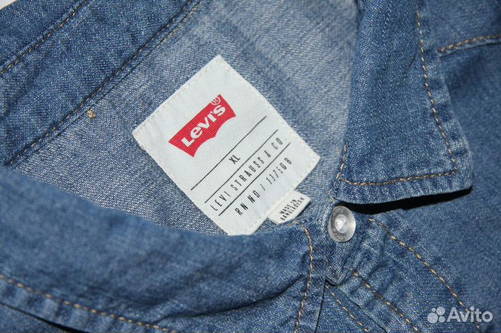 Levis Джинсовая Рубашка XL