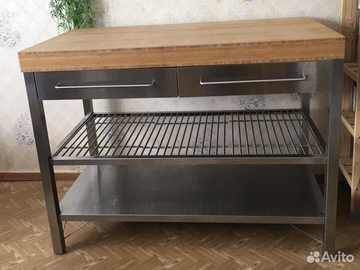 Икеа Кухонный остров Нержавейка Римфорса