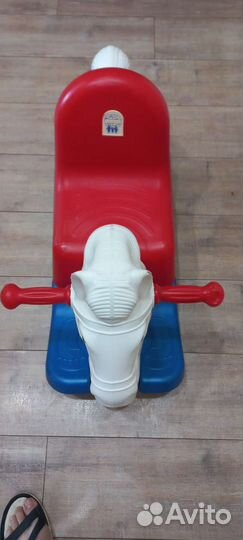 Детская качалка лошадь + машинка каталка