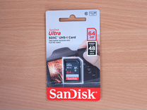 Новые карты памяти SanDisk sdxc 64 Gb
