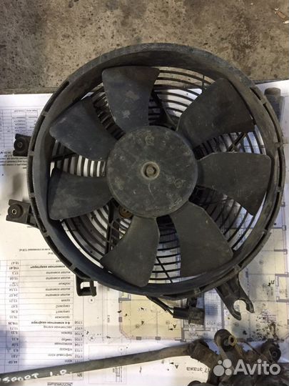 Вентилятор радиатора кондиционера mitsubishi pajer