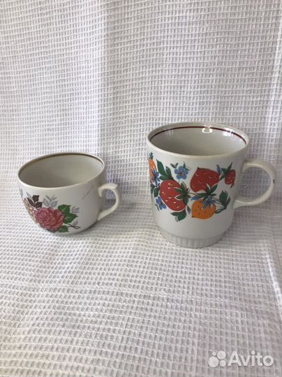 Чашка и кружка фарфор