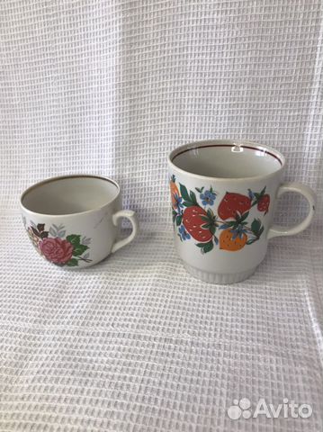 Чашка и кружка фарфор