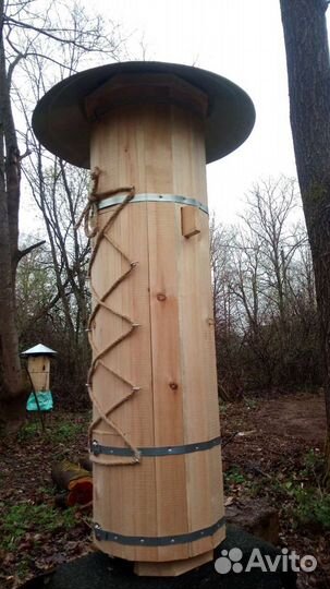 Колода вертикальная из кедра