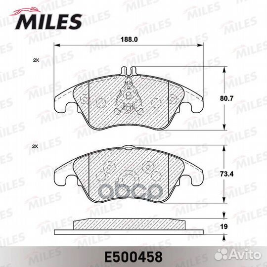 Колодки тормозные mercedes W204/W212 (спорт) пе
