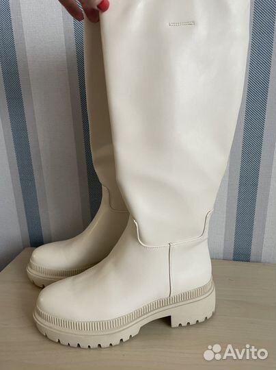 Сапоги белые H&M