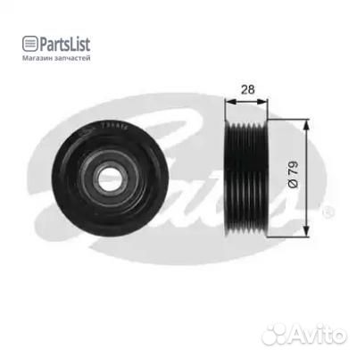 Gates T36416 Ролик натяжителя 7803-21516