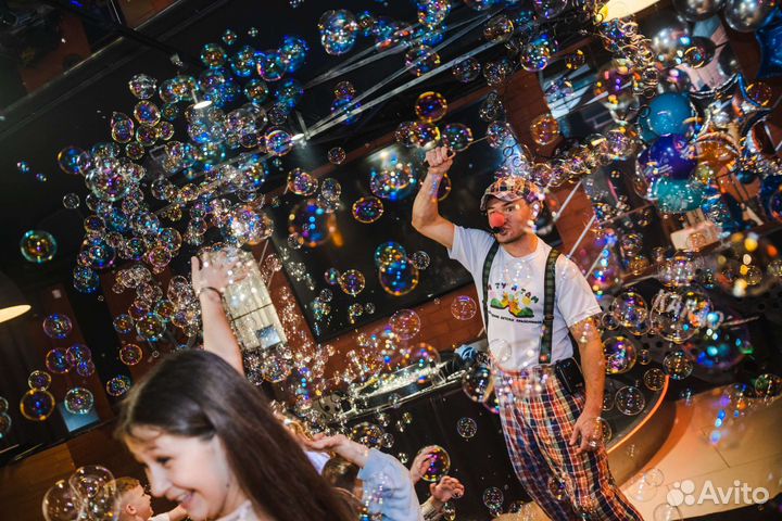 Шоу мыльных пузырей