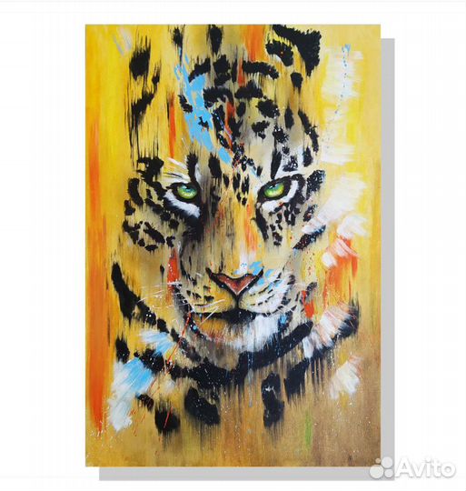 Картина, маслом Тигр