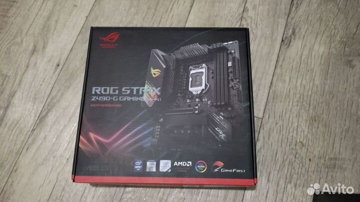 Материнская плата asus rog strix z490-g gaming wif