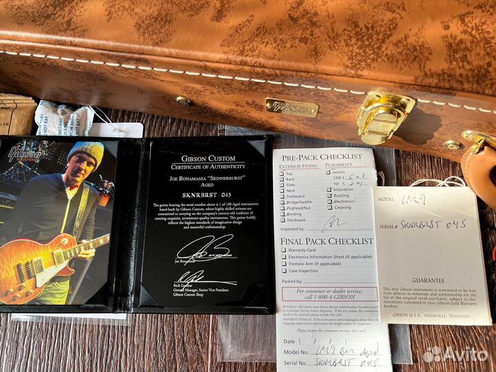 Gibson Les Paul CS Joe Bonamassa Skinnerburst USA