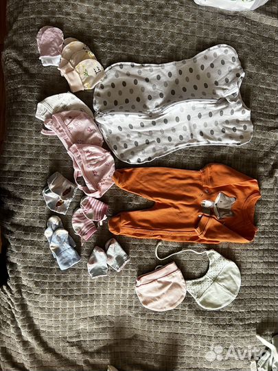 Детские вещи пакетом на девочку 56 62
