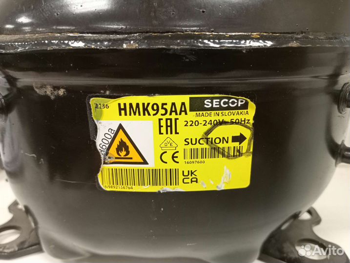Компрессор secop hmk95aa 167w рабочий