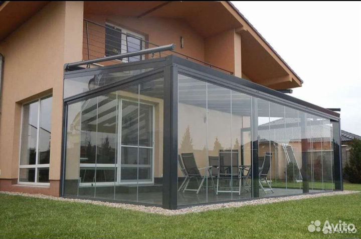 Безрамное остекление