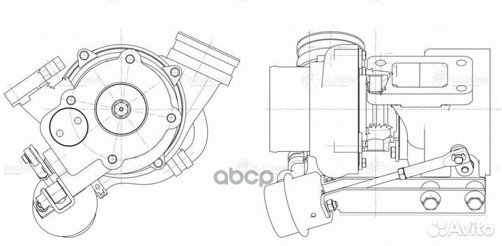 LAT 0342 турбокомпрессор паз Вектор Next дв. Я