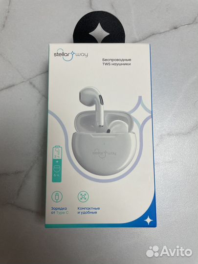 Беспроводные TwS наушники, компактные