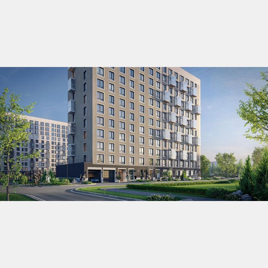 2-к. квартира, 49,4 м², 5/12 эт.