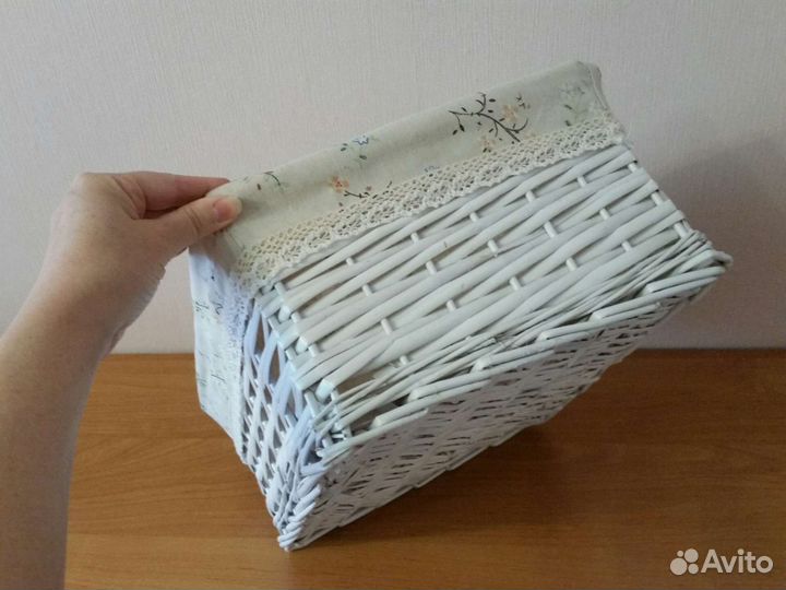 Корзина плетеная кашпо