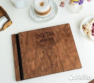 Деревянное меню на заказ в Вологде