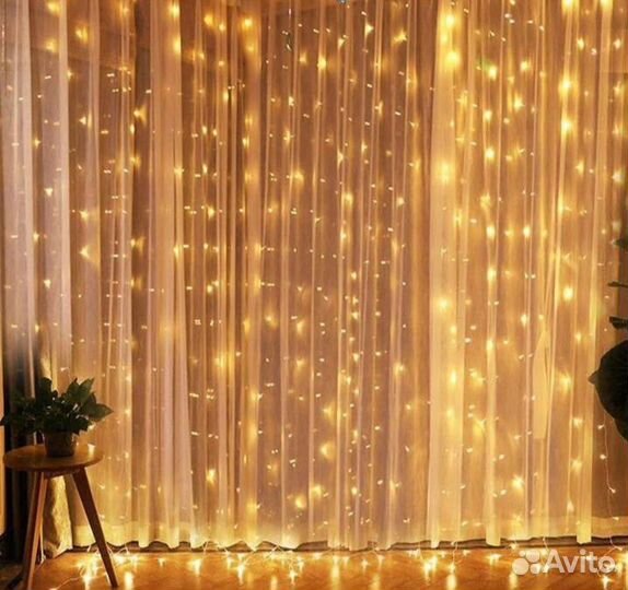 Гирлянда штора