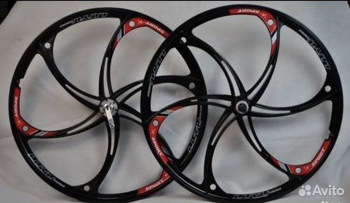 Диски на велосипед литые 26 (пара)