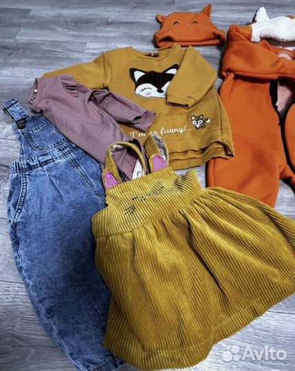 Пакет Вещей на девочку 74-86р