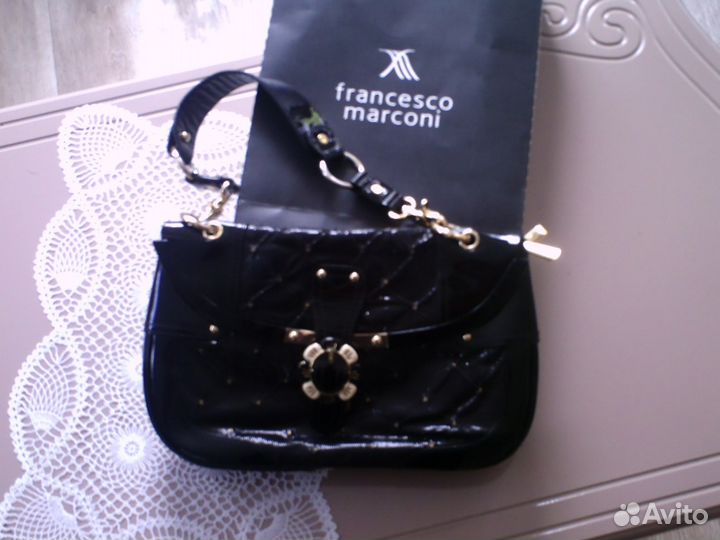 Сумка Франческо Маркони Италия натур. кожа, лак