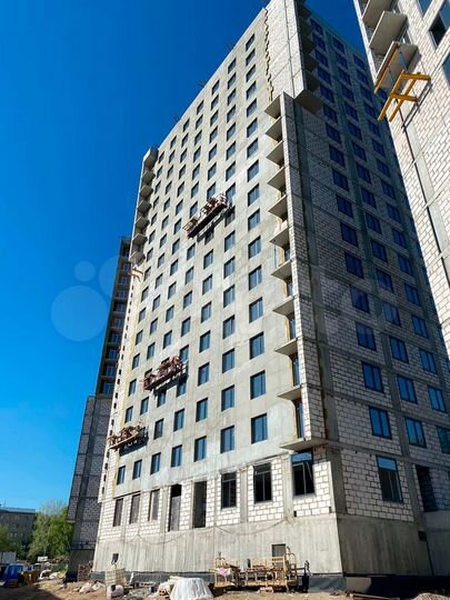 2-к. квартира, 51,3 м², 16/17 эт.