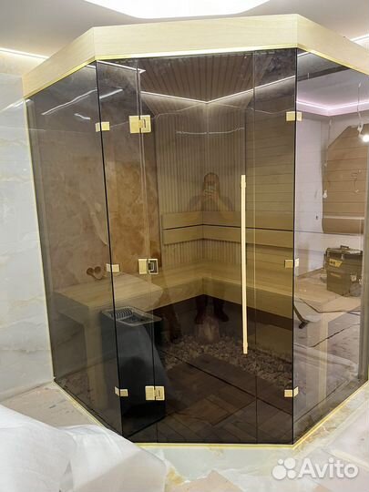 Душевые перегородки из закалённого стекла