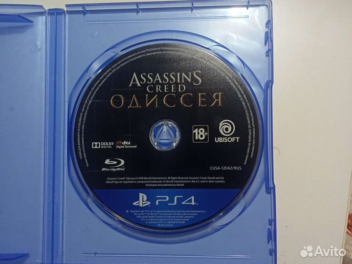 Диск для ps4 assassin's creed Odyssey