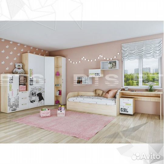 Полка навесная ан-04 белая