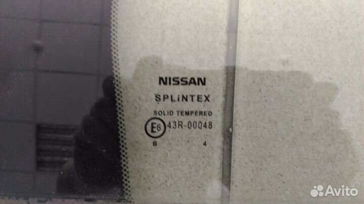 Стекло заднее правое Nissan Primera P12