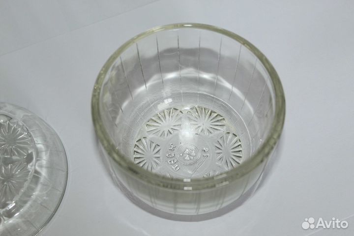 Сахарница СССР стекло