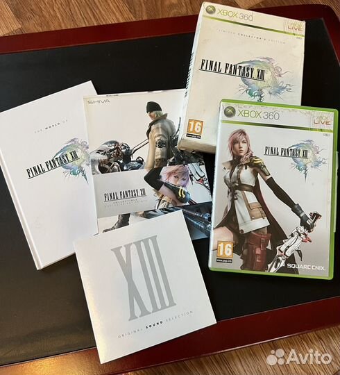Диск Final fantasy xiii Limited Edition xbox